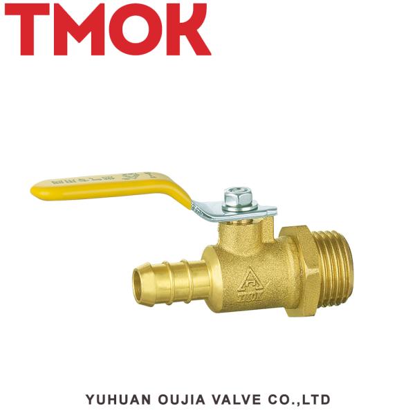 Brass inner wire ball valve long handle ball valve nickel plated source factory direct sales