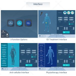 50mj To 200mj ESWT Shockwave Therapy Machines C Mode P Mode