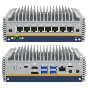 China 14th Gen Core Ultra i5/i7 Network Security Mini PC 8*Intel I226 LAN X86 Industrial Firewall Router Pfsense Mini PC on sale