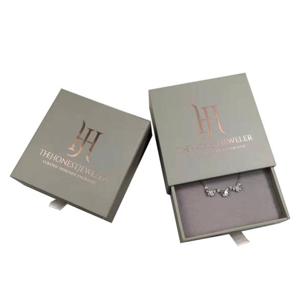 Custom Ring Necklace Earrings Packaging Box For Mini Products Pack