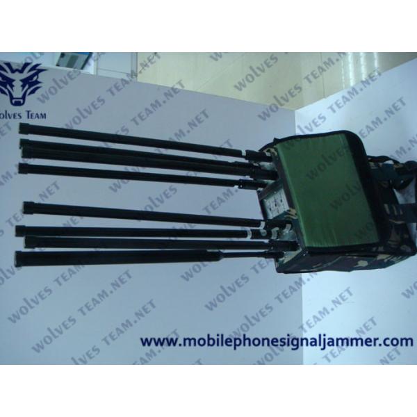 Buy Military 80W High Power Backpack Signal Jammer Manpack Portable GSM 4G For Cell Phone at wholesale prices
