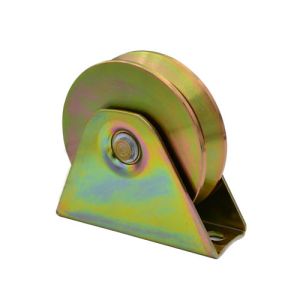 Quality Sliding gate roller GW601 Y Groove，Galvanized, Iron, Single bearing for sale