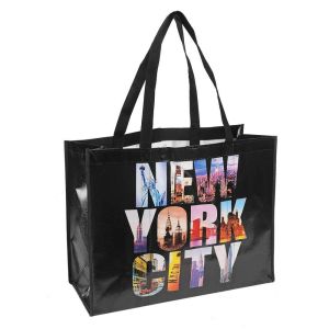 Recycled RPET 50x2.5cm SGS 100gsm Polypropylene Woven Bag