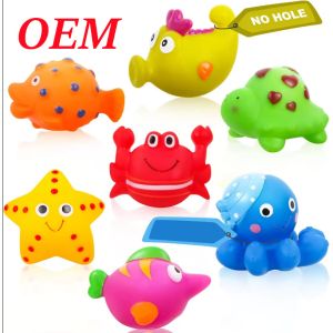 Customized Colour Plastic Toys For Kids Bath Supplied By Client