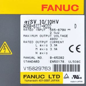 Quality A06B-6127-H202 10 KG Yellow Fanuc Servo Drive Amplifier for sale