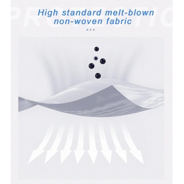 Dust Proof 3 Ply Blue Earloop Protective Mouth Mask Disposable