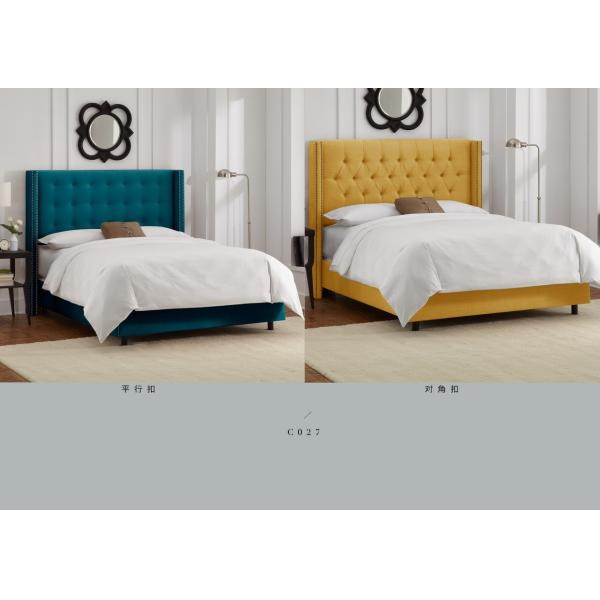 Buy modern fabric hotel double bed furniture at wholesale prices