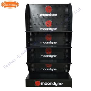 Product Exhibition Hanging Shelf Metal Pegboard Display Rack