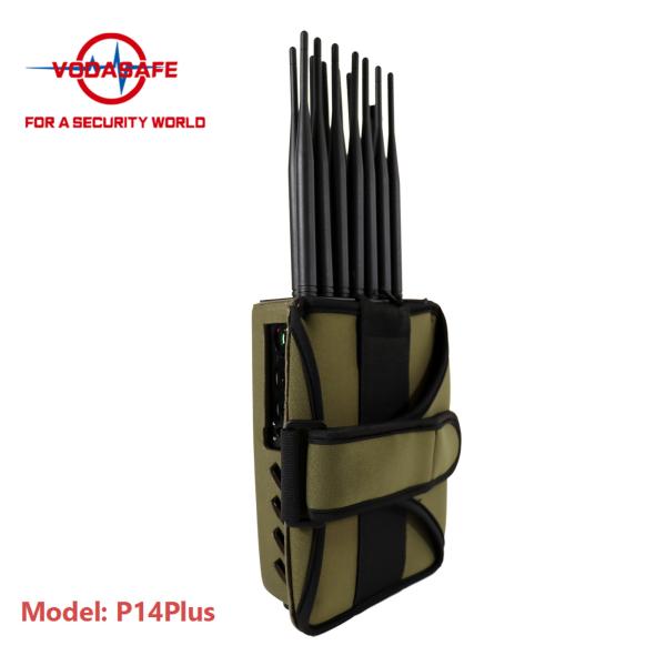 Buy Handheld High Power Signal Jammer Rechargeable Battery GPS Signal Jammer at wholesale prices