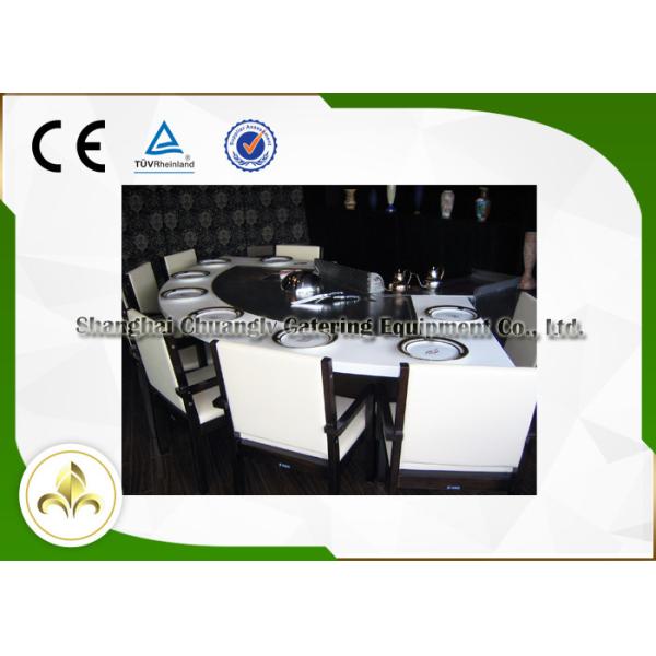 Fume Precipitator Electric Flat Top Griddle Outdoor Barbecue Commercial Hibachi