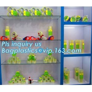 Crystal bopp packing transparent adhesive tape with logo,Bopp packing tape /