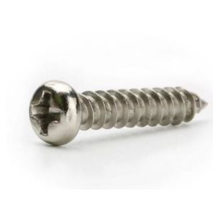 DIN 7981 SS304 M10 2mm Cross Recessed Self Tapping Screws