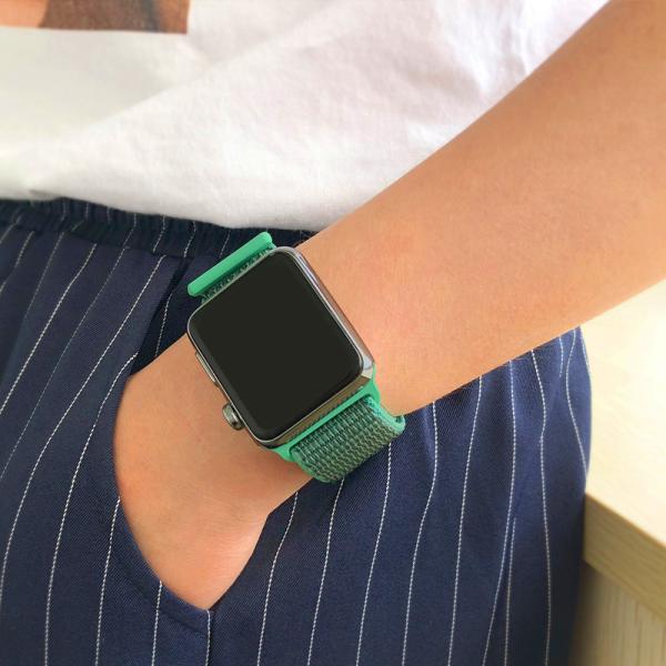 Nylon Smart Watch Band Strap 38mm 40mm 42mm For Apple