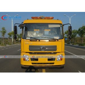 Dongfeng Tianjin 4x2 8T Flatbed Tow Truck With XCMG Crane