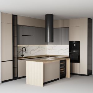 Custom Modern Ready To Assemble Shaker Lacquer Finish Kitchen Cabinets for