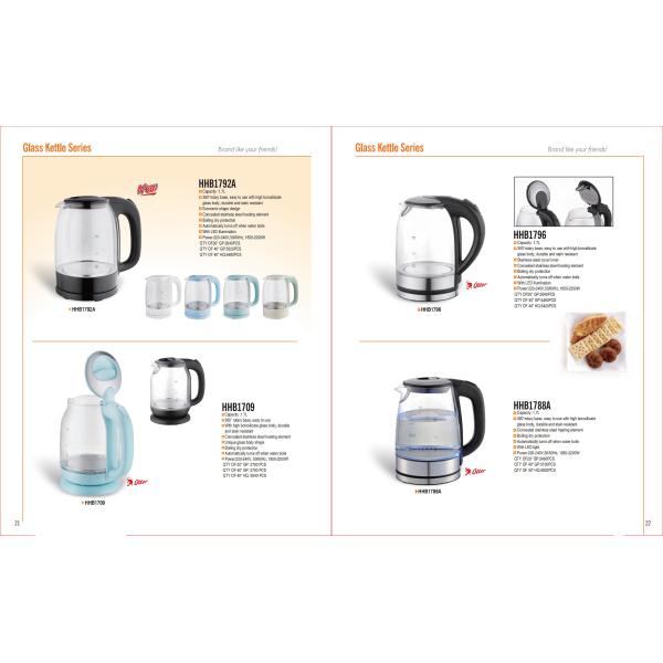 Mechanical Control Electric Glass Kettle Perfect for Household Tea Time