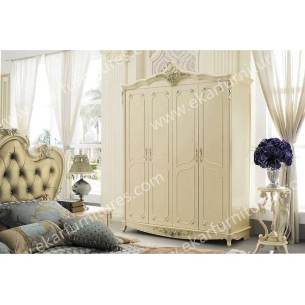 Buy Palace Style Bedroom Set Wardrobe Cabinet Design 603-1 at wholesale prices