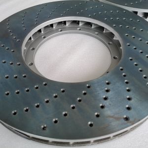 Car Parts 2pcs Brake Disc 410*36mm Drilled Slot Plating
