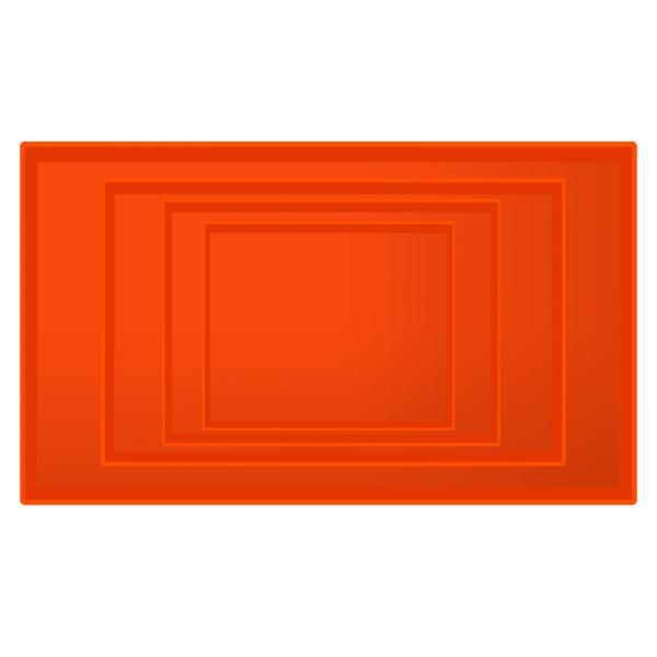 Versatile Orange Silicone Oven Pads High Temperature Resistant for Blackstone