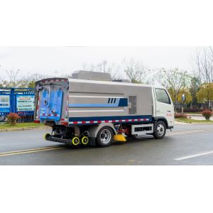 4X2 Leaf Trash Sweeping 2000 Liters Electric Road Sweeping Trucks with Pure