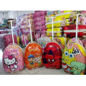 egg shaped kids trolley luggage bag suitcases in baigou baoding hebei China Factor