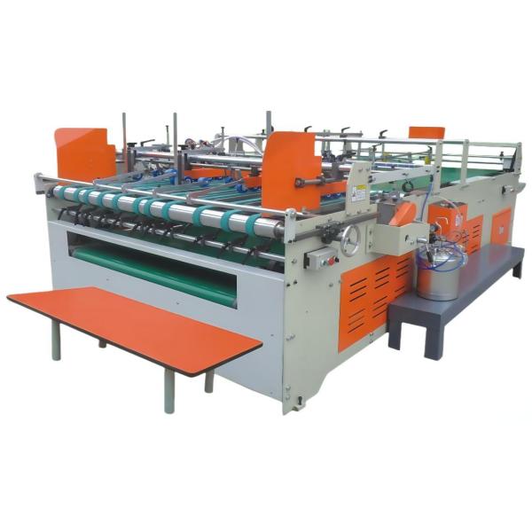 Buy Semi Automatic Folder Gluer Machine Efficient Carton Folding & Gluing Solution at wholesale prices