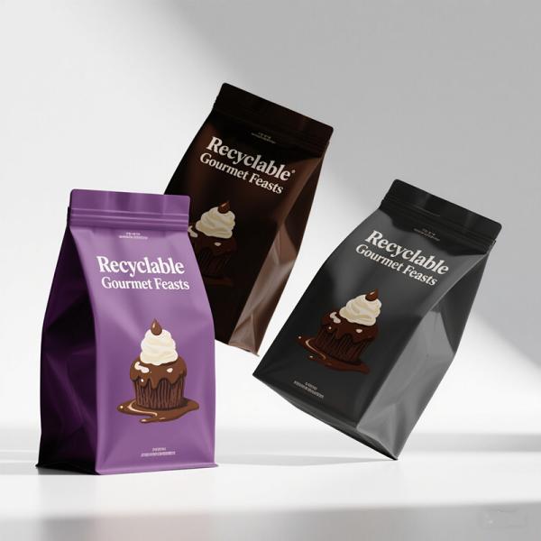 Buy ​Trendy 8-Side Sealed Packaging For Health Foods Pantone Colors & QR Code Printing at wholesale prices