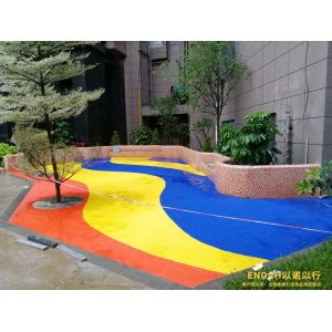 Customized EPDM Rubber Running Track Excellent Flexibility Slip Resistance Many