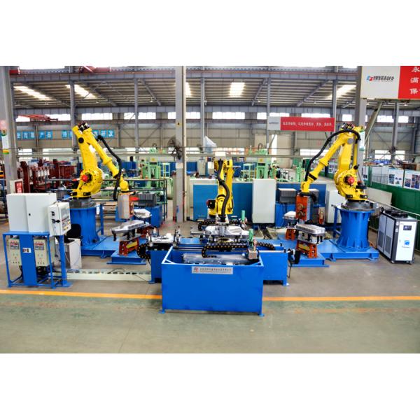Heavy Duty Vehicle Fuel Tank Welding Machine Customizable Arc Welding Robot Station