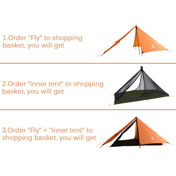 20D Nylon Outdoor Camping Tent