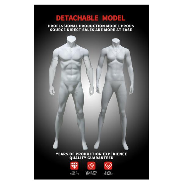 Headless Standing Window Display Cheap Full Body Mannequin Male