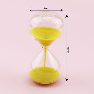 Flat Glass Hourglass 60 Minute Sand Timer ISO9001 approved