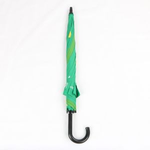 Curved Handle Promotional Gifts Umbrellas , Custom Printed Golf Umbrellas