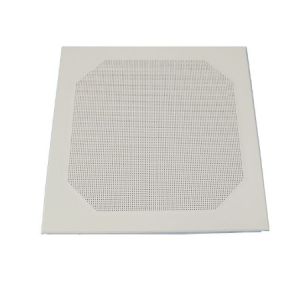 Sound Absorption Aluminum Veneer Panel Decorative Ceiling Tiles Roll Coated