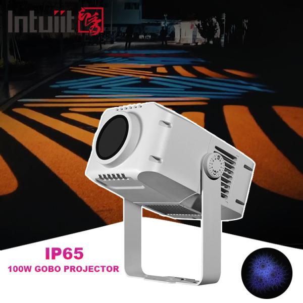 Buy Gobo Projector Outdoor 100W Waterpoof Advertising Customized Logo Full Color LED Waterproof Logo Projector at wholesale prices