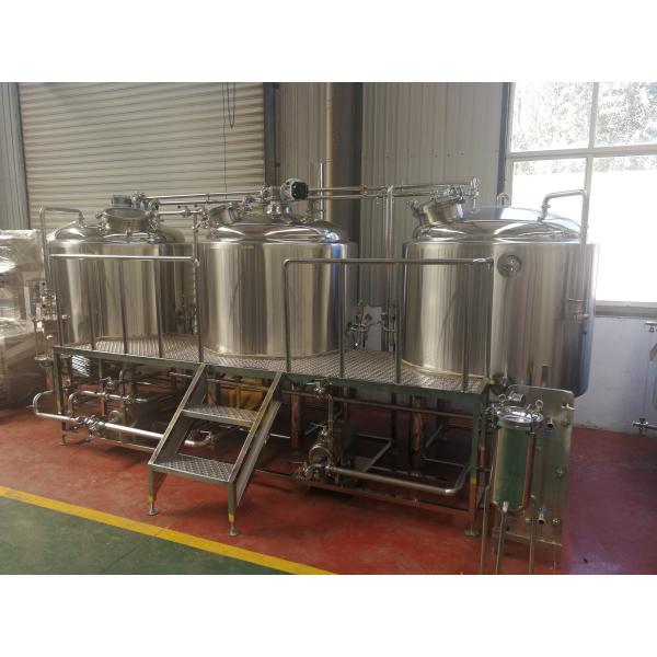 Steam Heating 1000l Beer Production Equipment Highly Automatic / Manual Operation