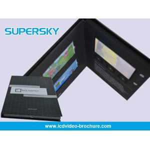 Customized Craft Lcd Video Business Cards , Personalised Video Card Rechargeable