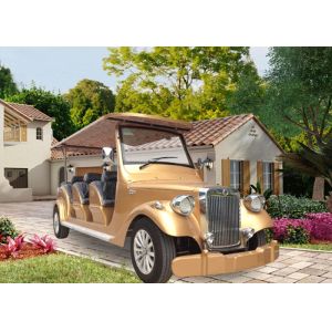 Sightseeing Classic Car Golf Carts 6 Seater