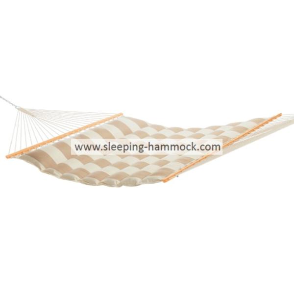All Weather Soft Polyester Pillow Top Hammocks , Sand Wave Double Hammock With