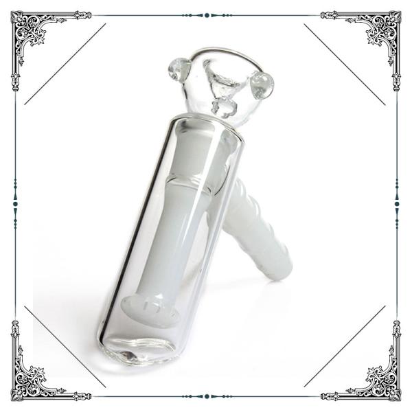 White Showerhead Perc Heady Pocket Smoking Water Pipes Joint 18.8mm