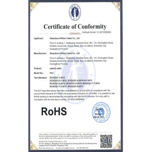 CFOFC Communications Ltd. Certifications