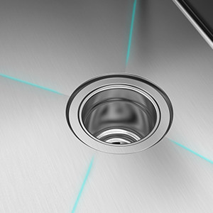 High Temperature Resistant Low Divide Kitchen Sink With High Durability