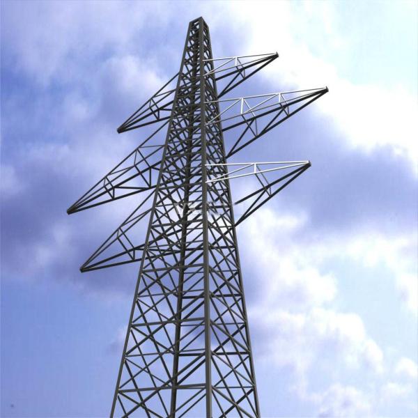 Buy Rust Protection Lattice Transmission Tower , 500 KV Transmission Tower at wholesale prices