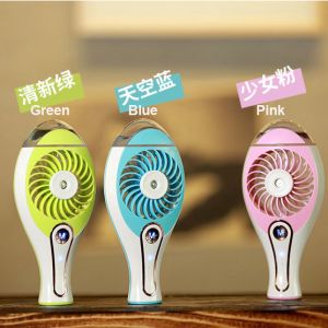 USB charge mini mist cooling air stand fan water spray mist toy fan