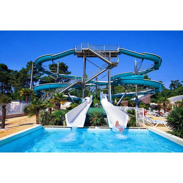 Water Park Kids Amusement Games Equipment Water Sport Fiberglass Slide