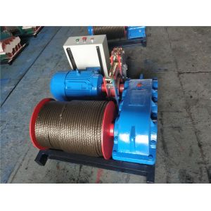 Quality 30kw 80T Lightweight Lifting Electric Wire Rope Winch for sale