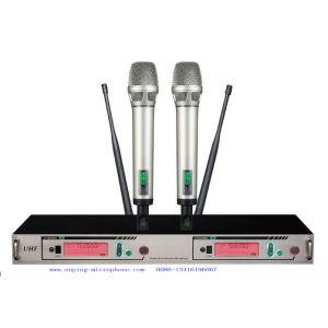 Quality GL-9900 wireless microphone system UHF IR selecta ble frequency PLL handheld screen for sale