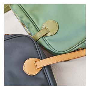 Two Strap Women Nylon Bags Niche PU Leather Shoulder Bag