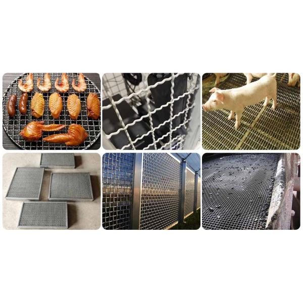 stainless steel crimped wire mesh 