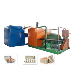 Automatic Rotary Paper Egg Tray Machine Pulp Molding Machine 2000pcs/hour With
